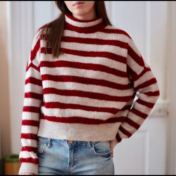 Zara Striped Turtleneck Sweater - Picture 3 of 3